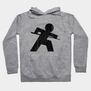 Stick Person Playing Billiards Hoodie